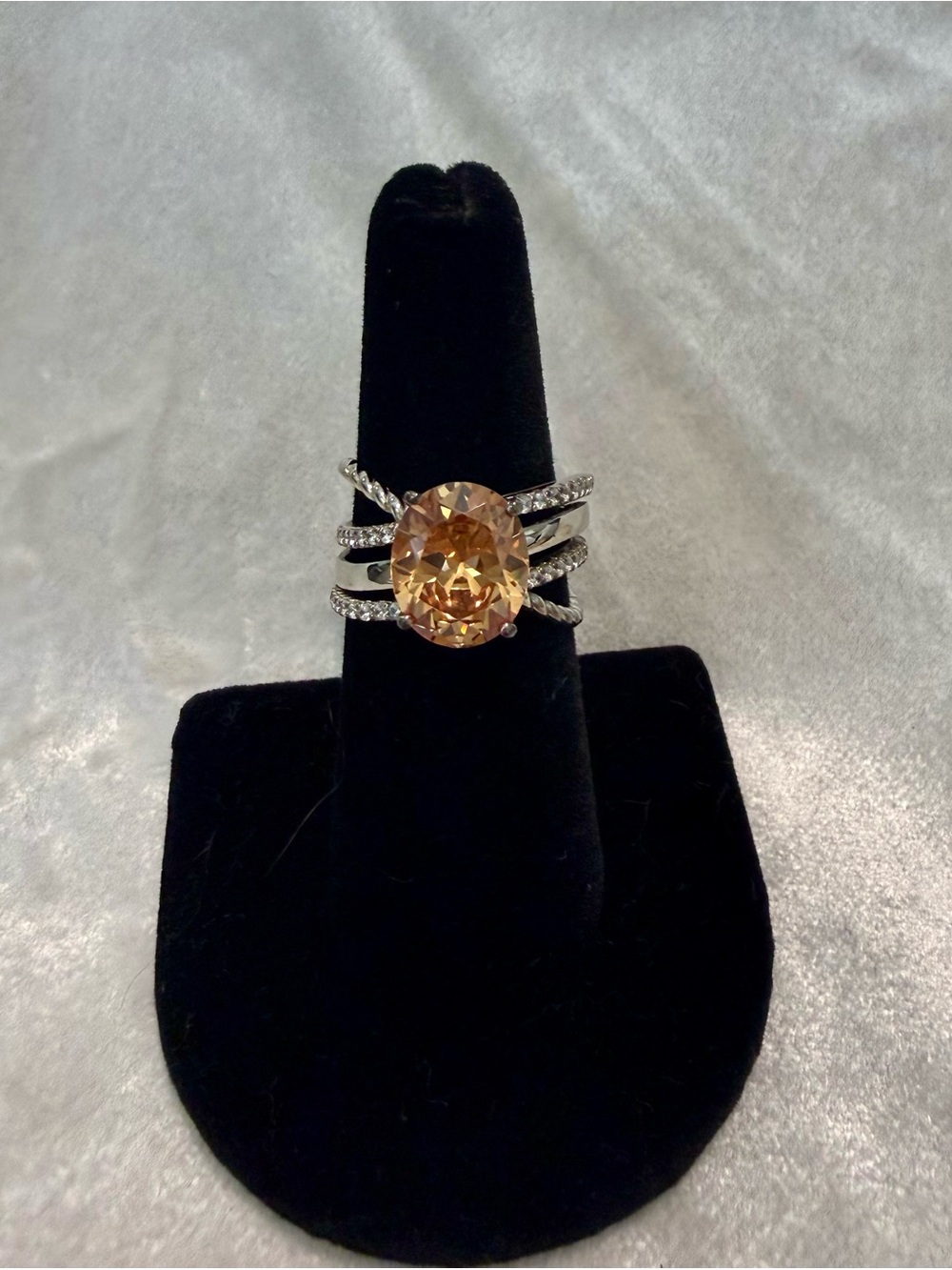 🌸JTV30 - Bella Luce Champagne Ring💛🛍️